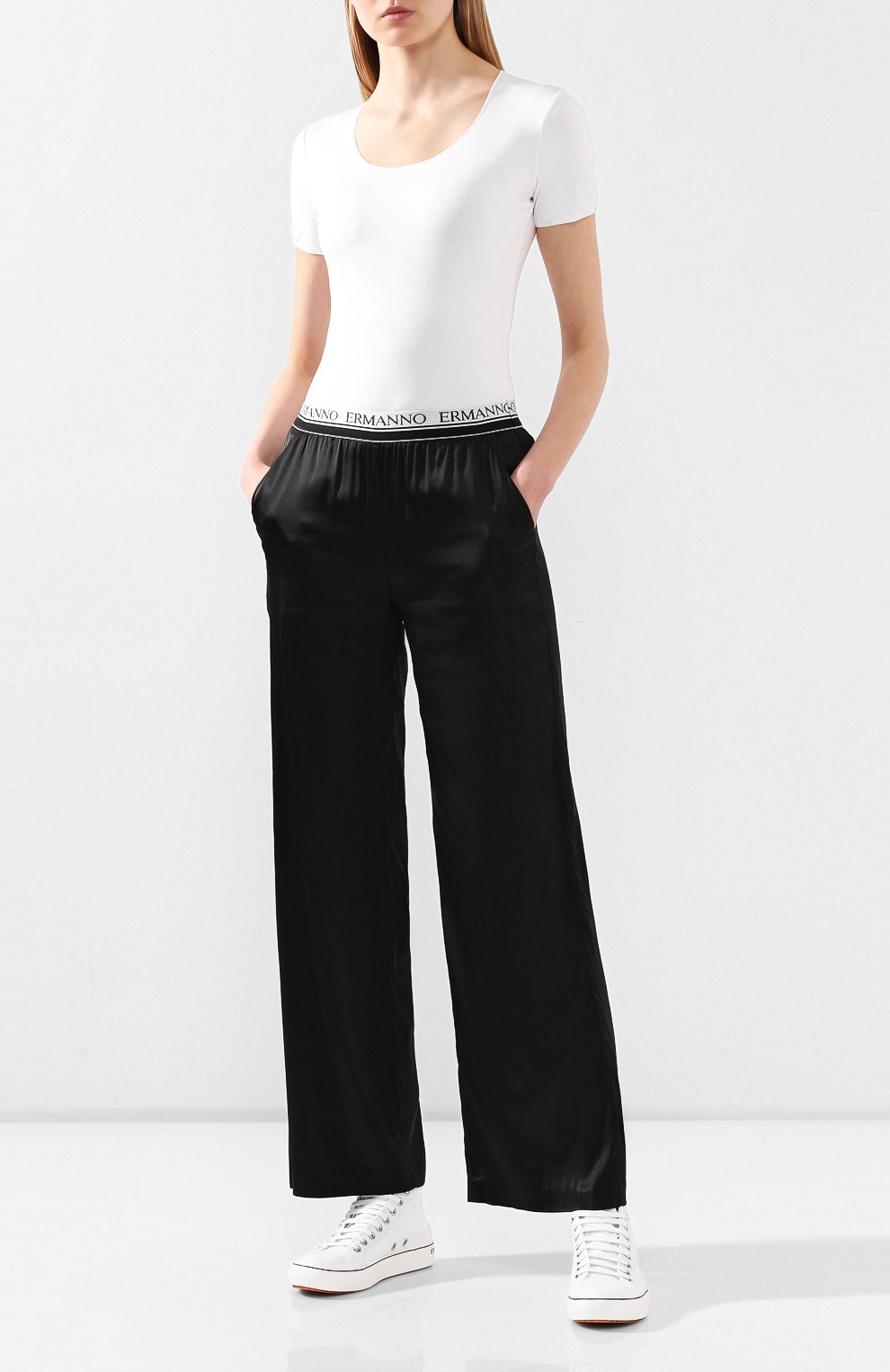 Футболка из вискозы  EMPORIO ARMANI, арт. 8N2M6A/2J85Z, фото 2