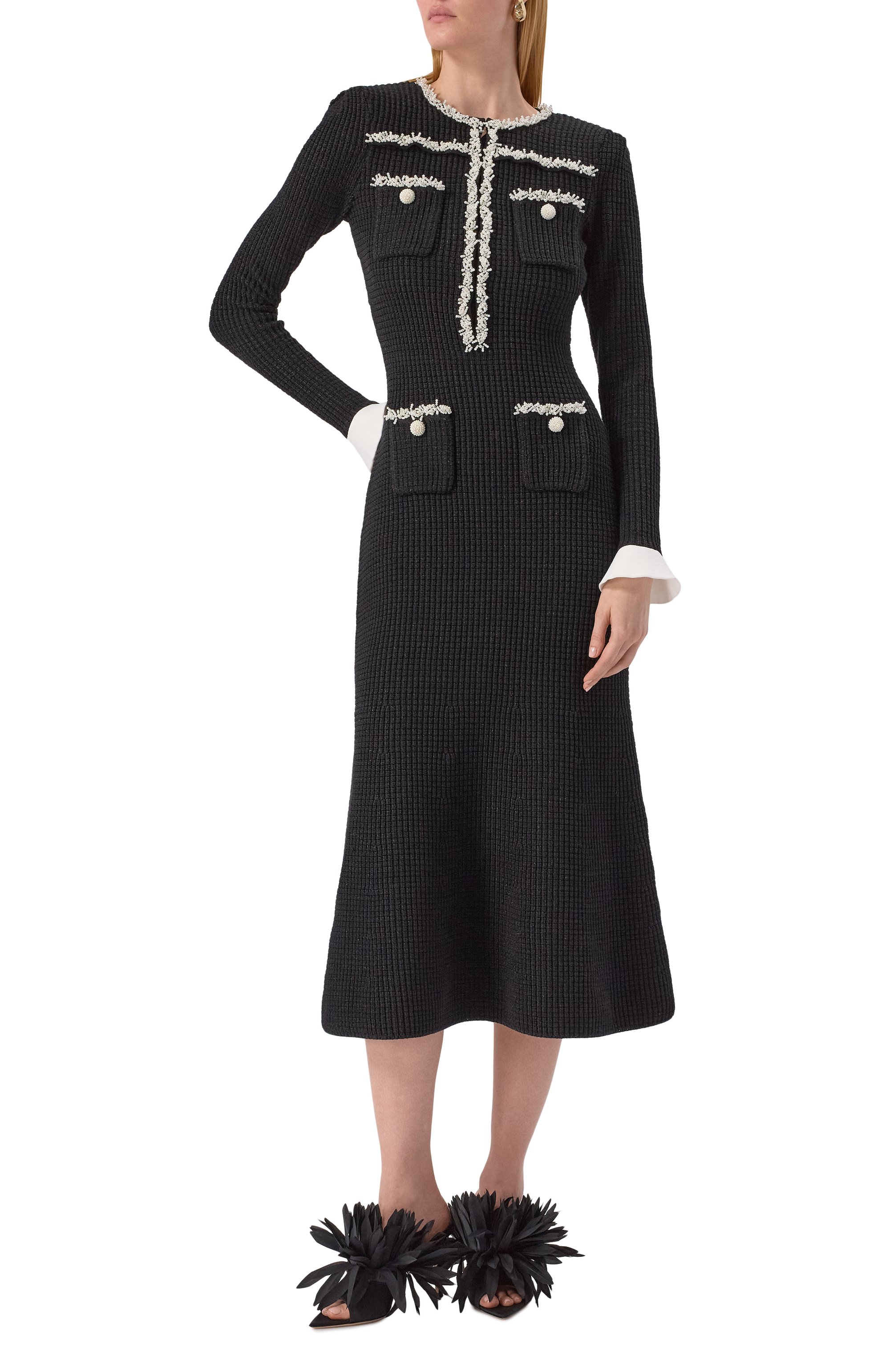 Текстильные мюли daniah GIANVITO ROSSI, арт. G10047.85RIC.CTZNER0, фото 2