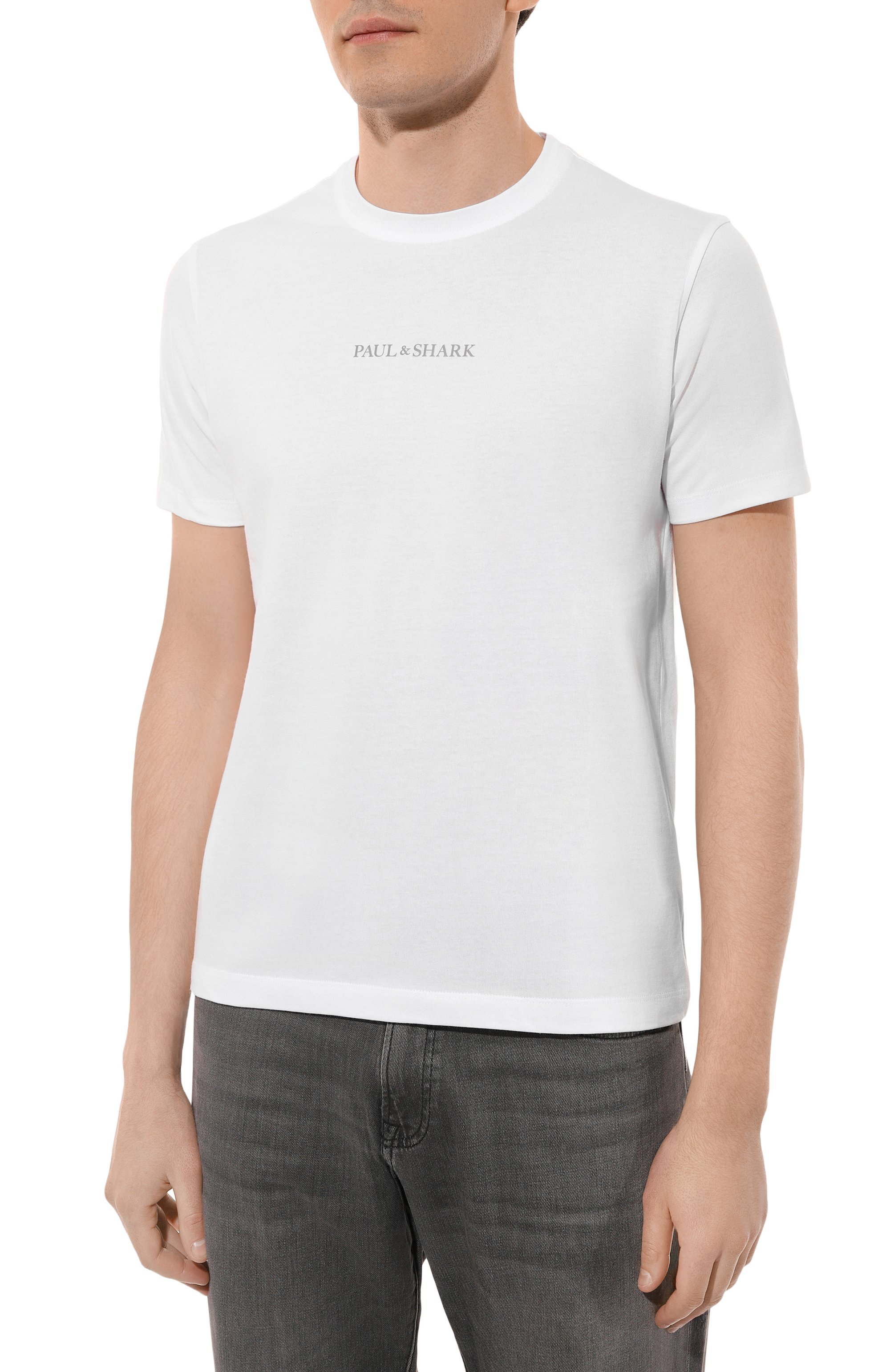 Хлопковая футболка PAUL&SHARK, арт. 25411088/M, фото 3