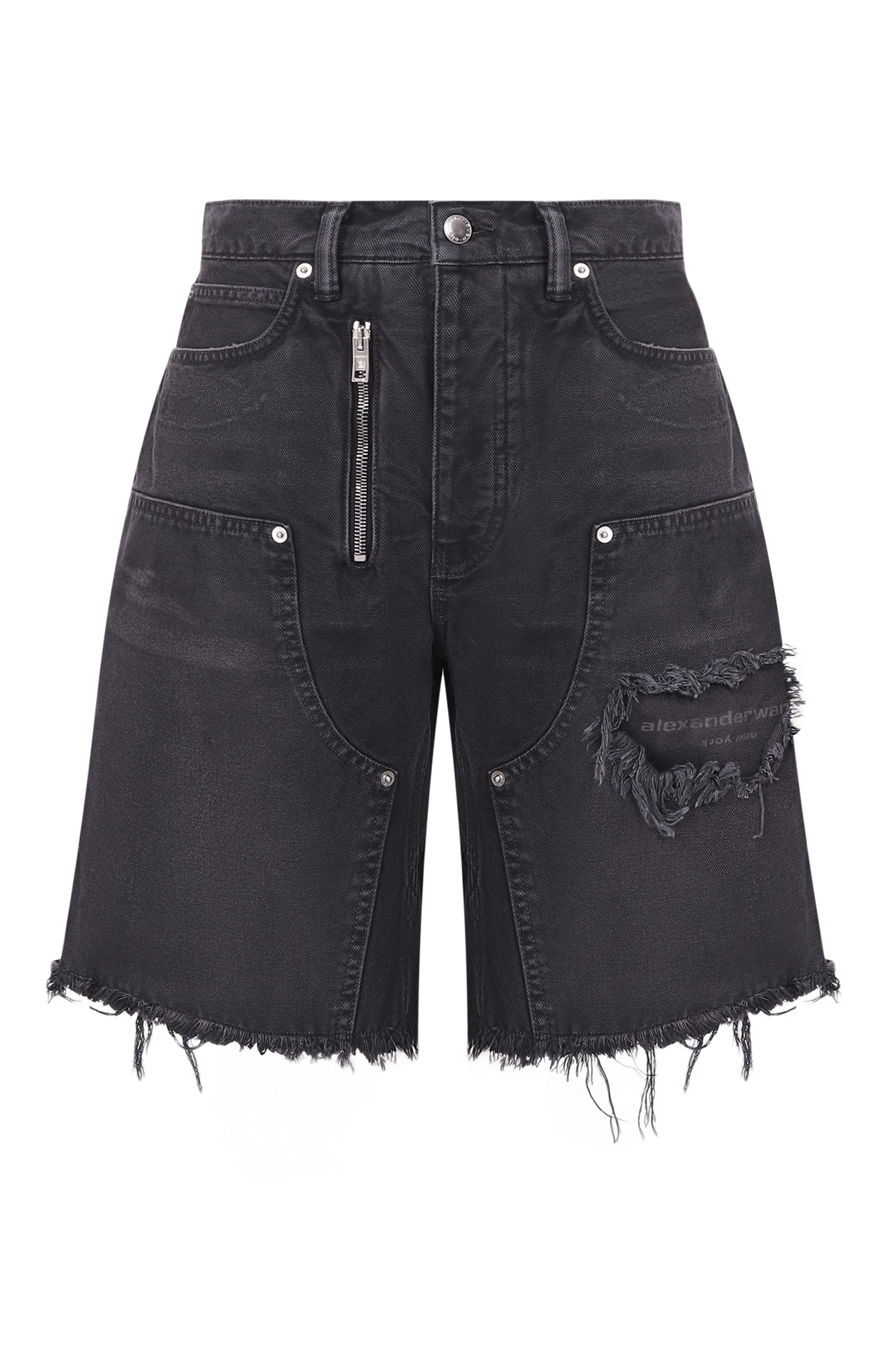 Джинсовые шорты carpenter ALEXANDER WANG, арт. 4DC2264160, фото 1