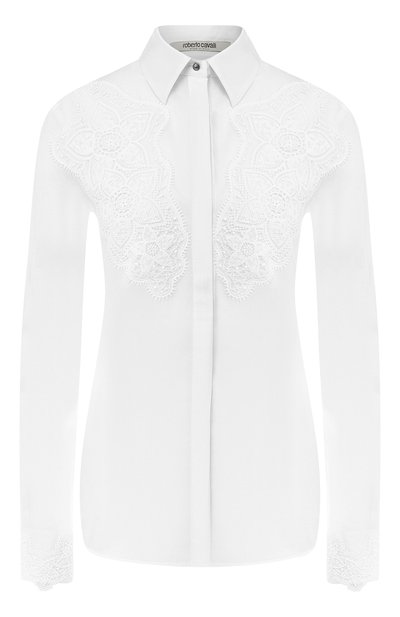 Хлопковая рубашка ROBERTO CAVALLI, арт. IQT719/SM001, фото 1
