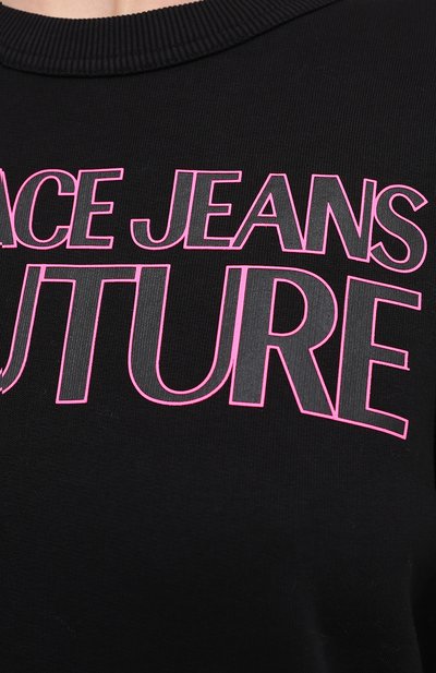 Хлопковый свитшот VERSACE JEANS COUTURE, арт. B6HZA7KP-ZDP309 REG. 51/30328, фото 5