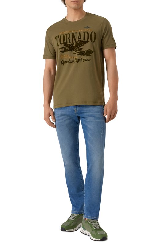 Джинсы Aeronautica Militare 251PJ205CT3528 Голубой  251PJ205CT3528 Фото 2