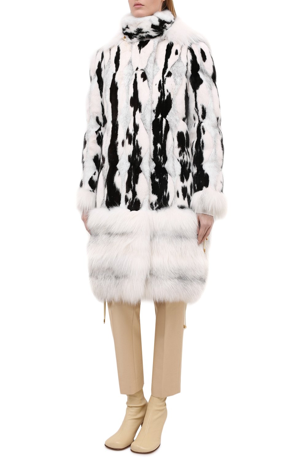 Шуба из меха норки и  лисы TOM FORD, арт. CPF190/T80245, фото 3