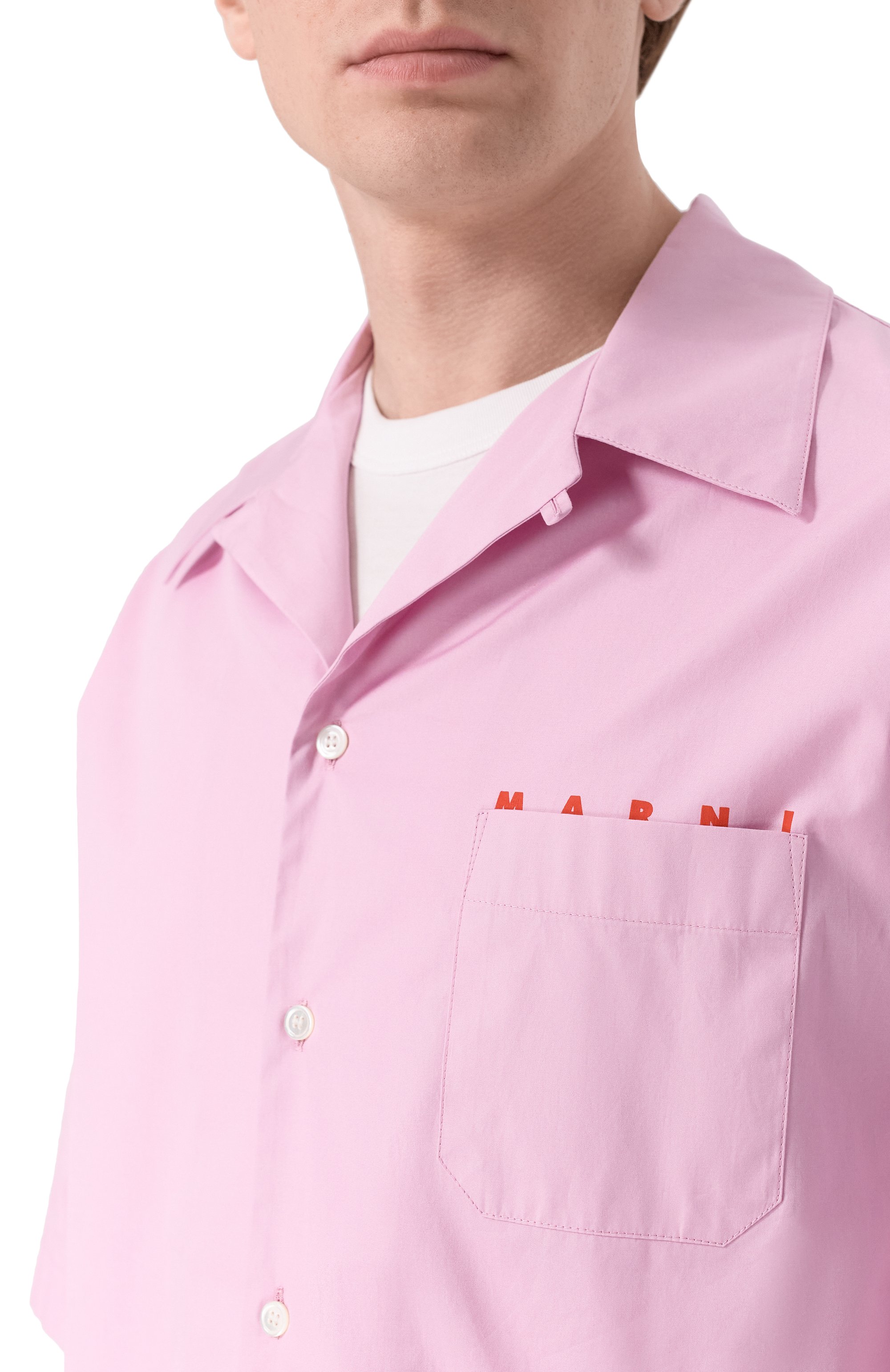 Хлопковая рубашка MARNI, арт. CUMU0213PP/USCT88, фото 5