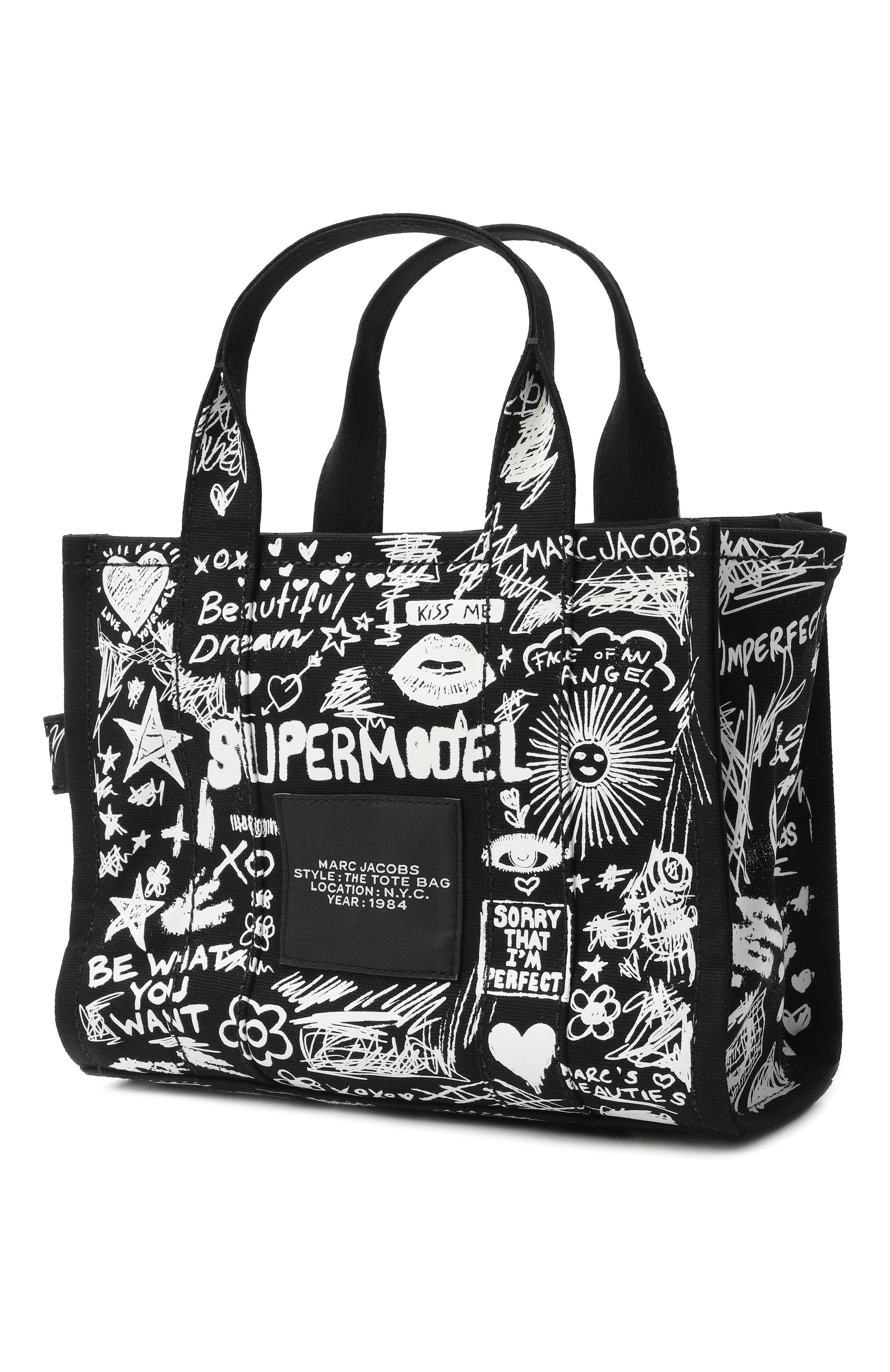 Сумка the punk scribble tote bag small MARC JACOBS (THE), арт. 2S6HTT016H02, фото 4