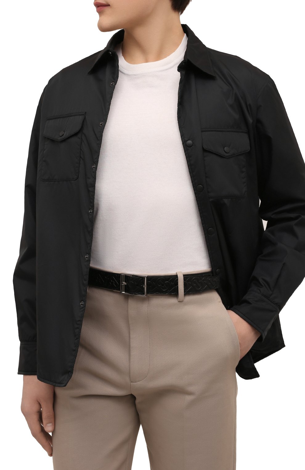 Кожаный ремень BURBERRY, арт. 8049390, фото 2