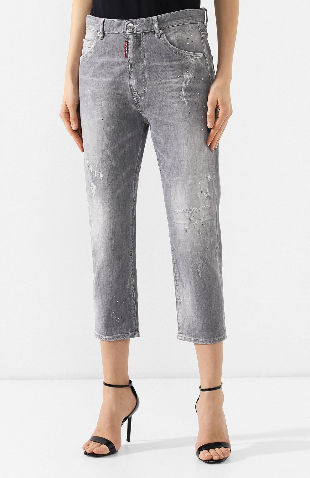 Укороченные джинсы DSQUARED2, арт. S72LB0171/S30260, фото 3