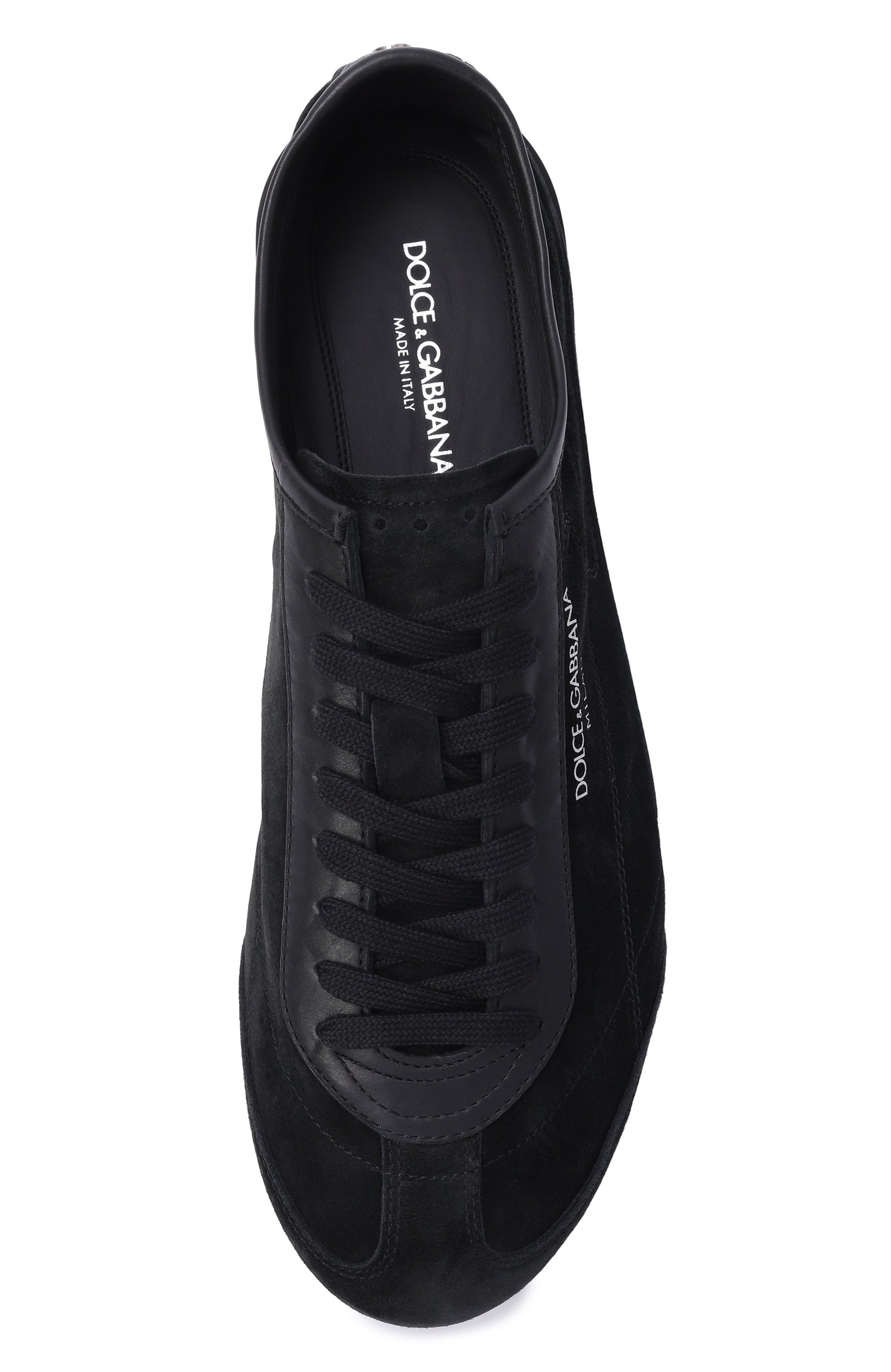 Замшевые кеды city soft DOLCE & GABBANA черного цвета по цене 89950 руб., арт. CS2473/A0950, фото 5 Замшевые кеды city soft DOLCE & GABBANA, арт. CS2473/A0950, фото 5