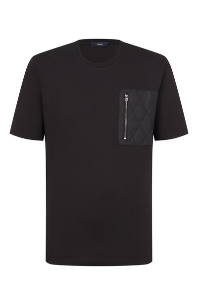 Мужская хлопковая футболка HERNO, арт. JG000245U/52000