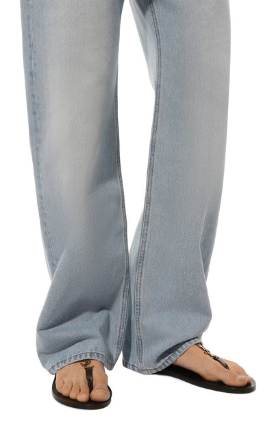 Кожаные шлепанцы cassandre SAINT LAURENT, арт. 775806/DWETT, фото 3