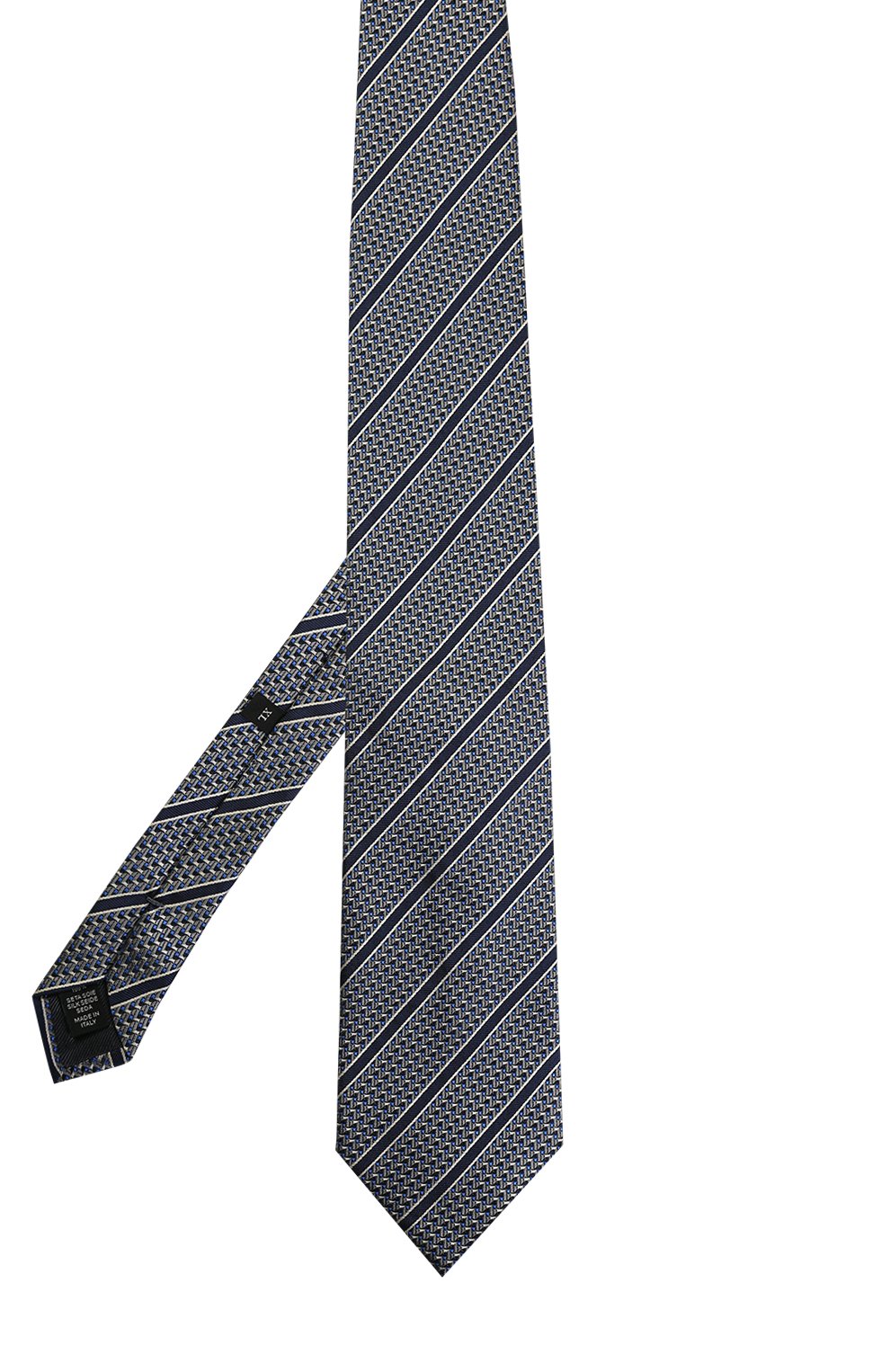 Шелковый галстук с узором ZEGNA, арт. Z2W08/1XW, фото 2