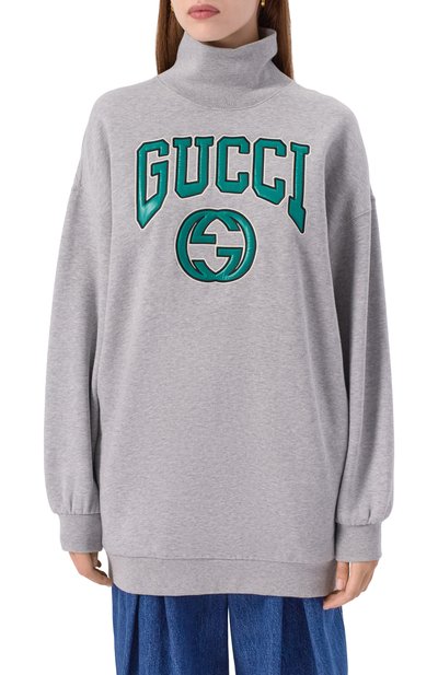 Хлопковый свитшот GUCCI, арт. 760367/XJF0Q, фото 3