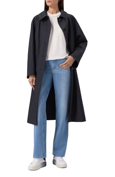 Кожаные кеды diamond maxi f ii JIMMY CHOO, арт. DIAM0ND MAXI/F II/BFA, фото 2