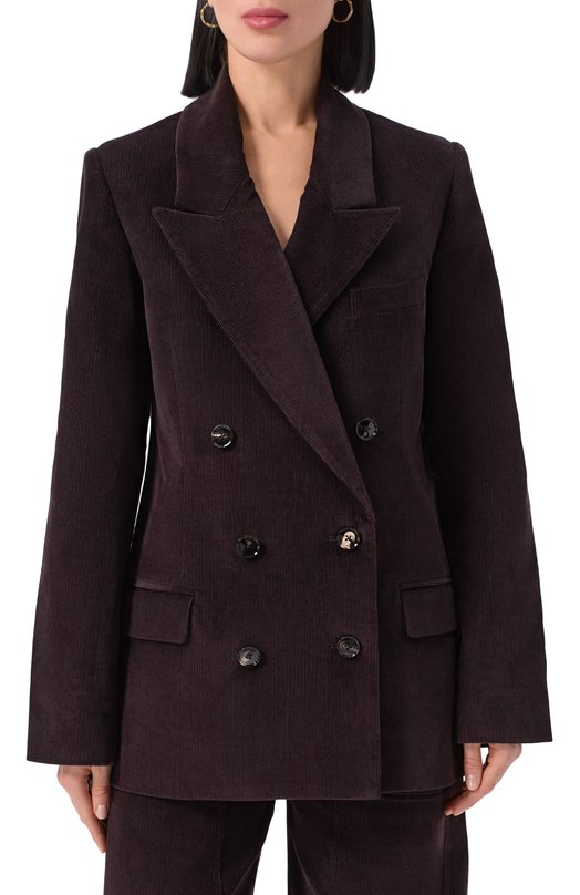 Вельветовый жакет Co 6795PCC-F25 Коричневый  6795PCC-F25 Фото 3