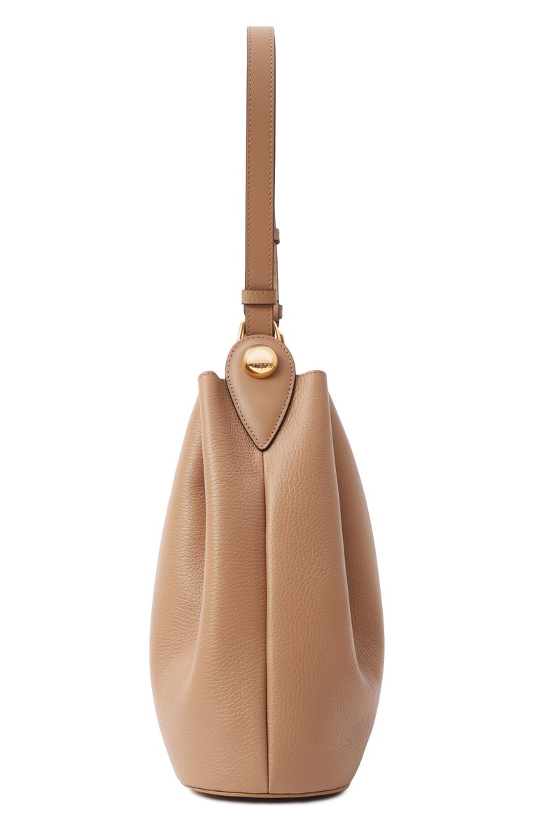 Женская сумка furla sfera small FURLA бежевого цвета, арт. WB01449/BX0176 | Фото 4 (Размер: small; Ремень/цепочка: На ремешке; Материал: Натуральная кожа)