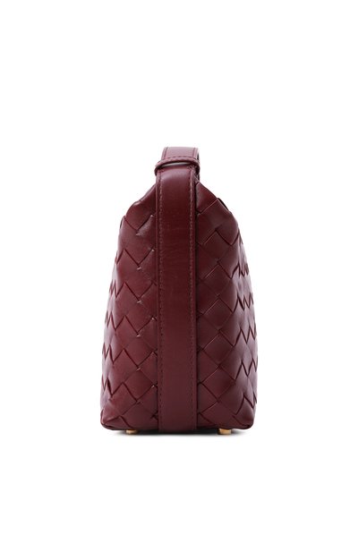 Сумка wallace mini BOTTEGA VENETA бордового цвета по цене 299500 руб., арт. 754443 V3IV1, фото 4 Сумка wallace mini BOTTEGA VENETA, арт. 754443 V3IV1, фото 4
