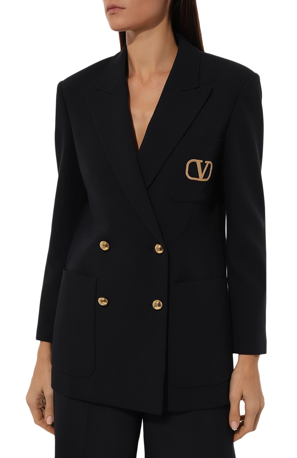 Шерстяной жакет VALENTINO, арт. 5B3CE3K08MC, фото 3