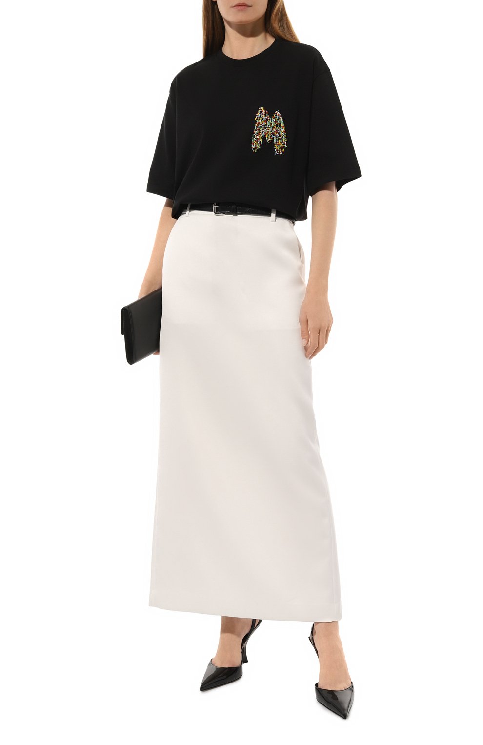 Хлопковая футболка MSGM, арт. 3642MDM103/247002, фото 2