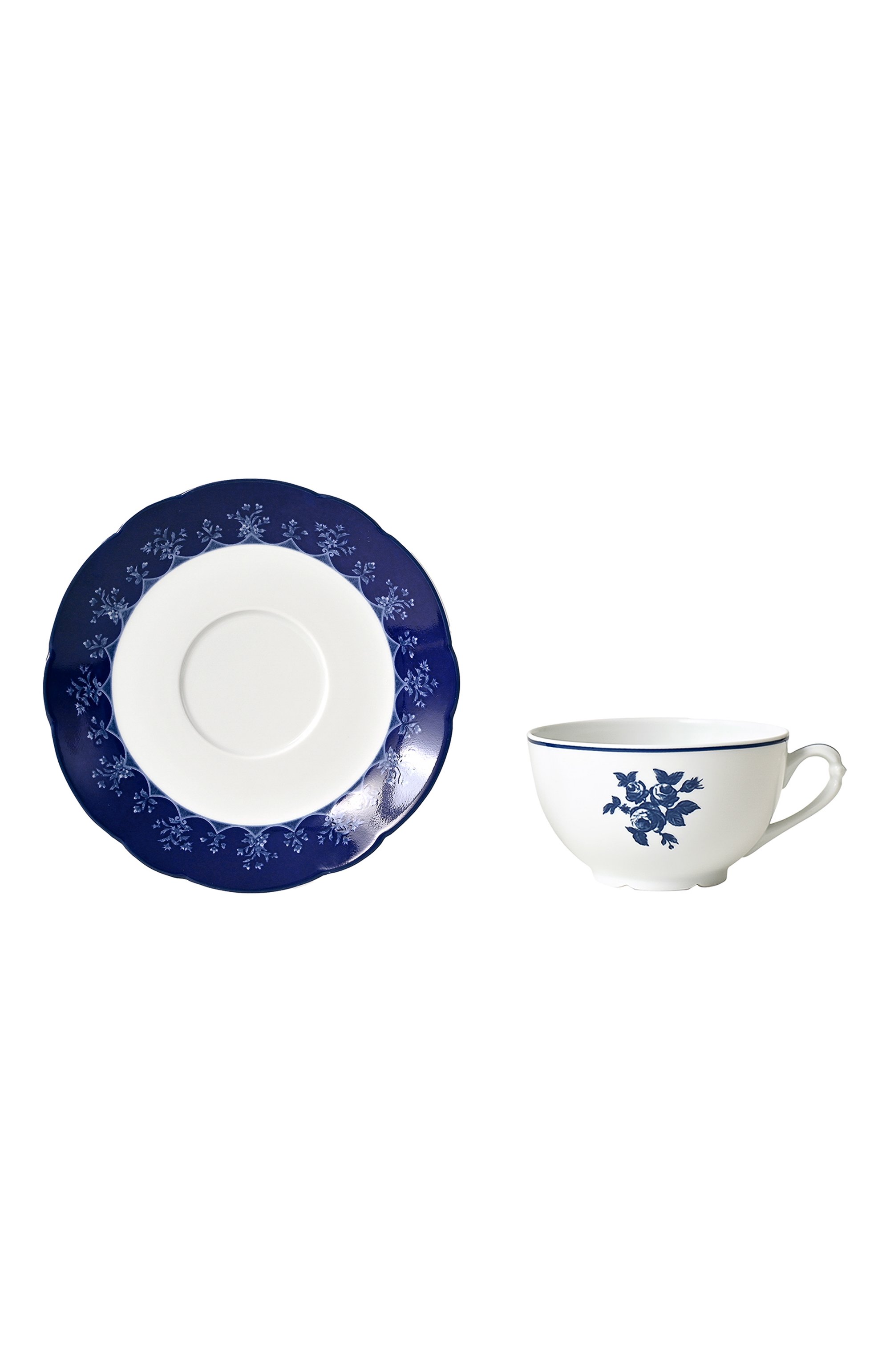 Чашка для завтрака с блюдцем chateaubriand night blue BERNARDAUD, арт. 2615/83, фото 1