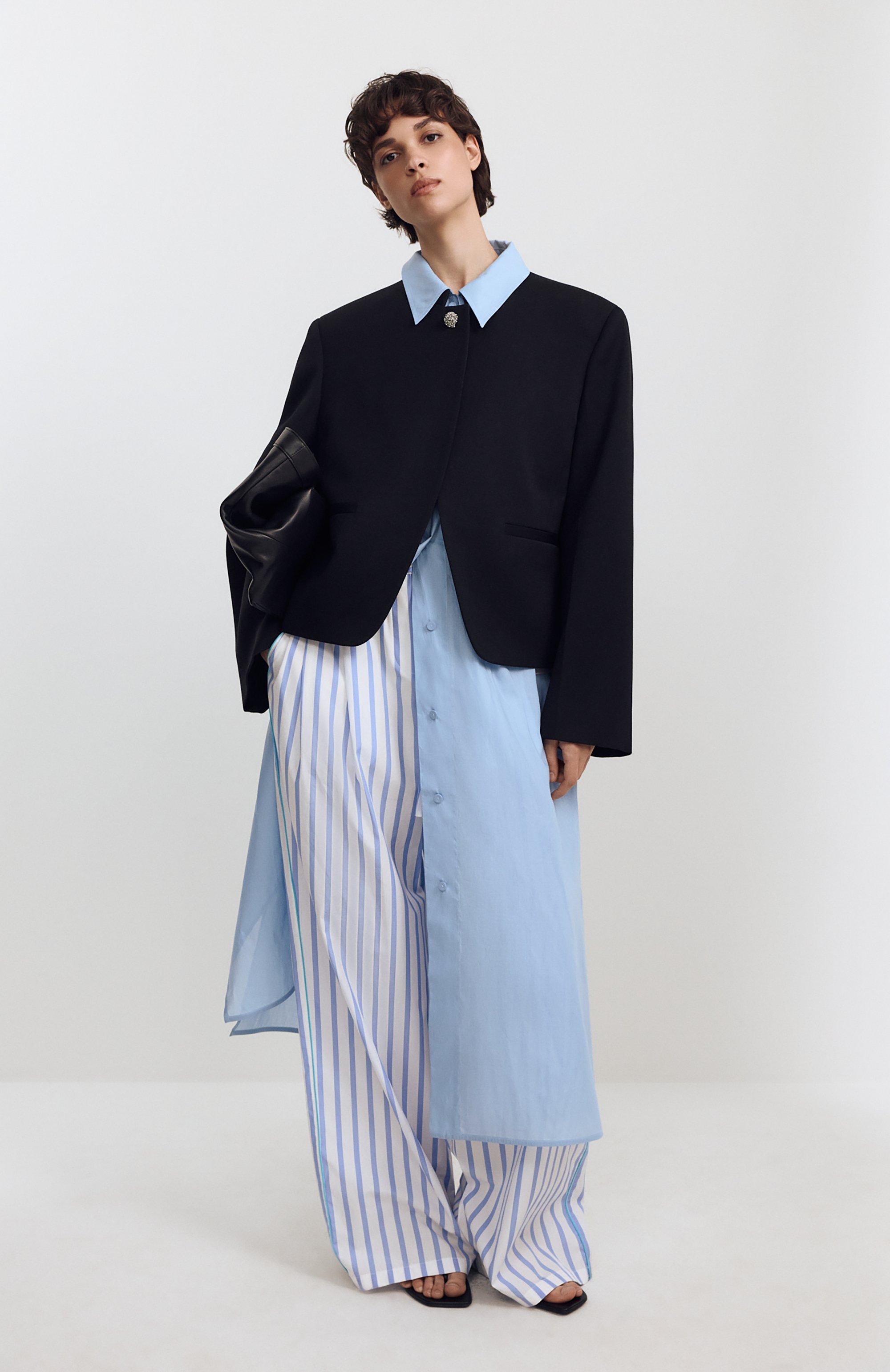 Шерстяной жакет JIL SANDER черного цвета по цене 370500 руб., арт. J01BN0142/J40021, фото 6 Шерстяной жакет JIL SANDER, арт. J01BN0142/J40021, фото 6