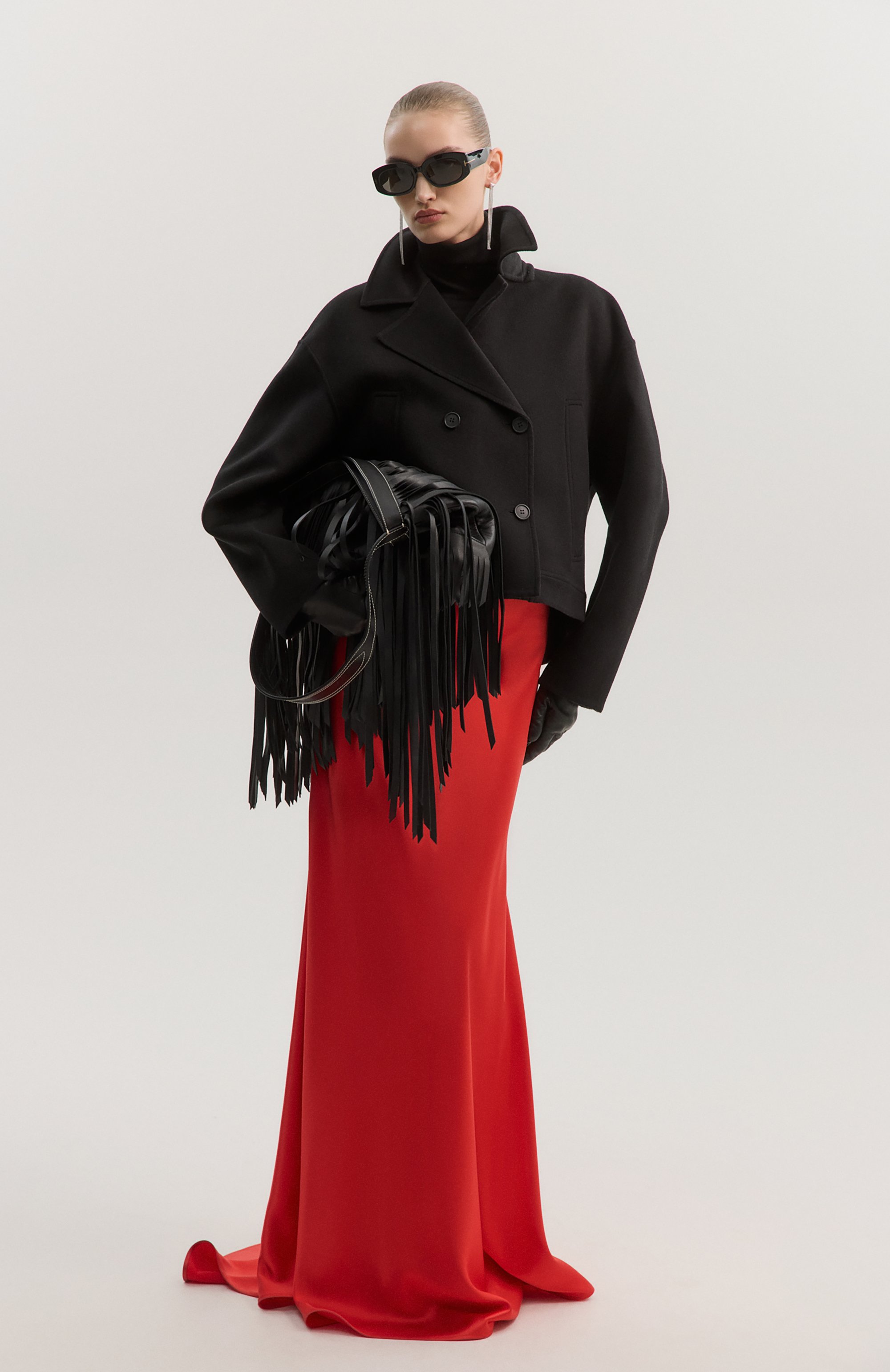 Кожаные ботильоны hacker SAINT LAURENT, арт. 806645/AAAZY, фото 7