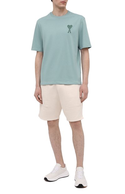 Хлопковая футболка AMI, арт. E21HJ128.726, фото 2