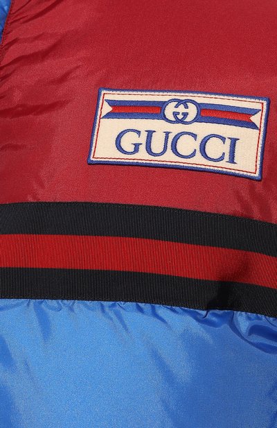 Пуховик GUCCI синего цвета по цене 285120 руб., арт. 673150 Z8AQO, фото 5 Пуховик GUCCI, арт. 673150 Z8AQO, фото 5