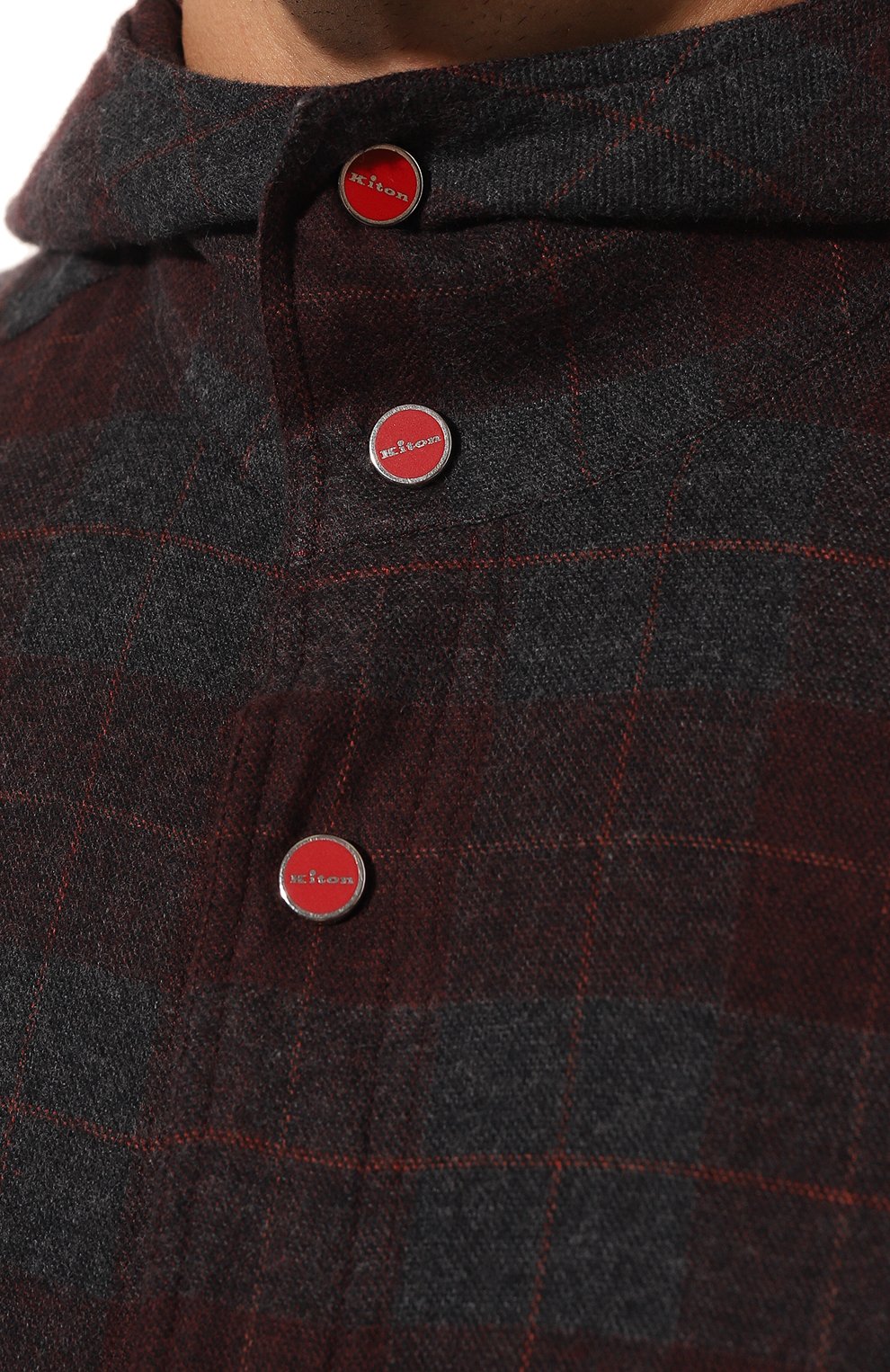 Хлопковая рубашка KITON разноцветного цвета по цене 85700 руб., арт. UMCMARH0907503, фото 5 Хлопковая рубашка KITON, арт. UMCMARH0907503, фото 5