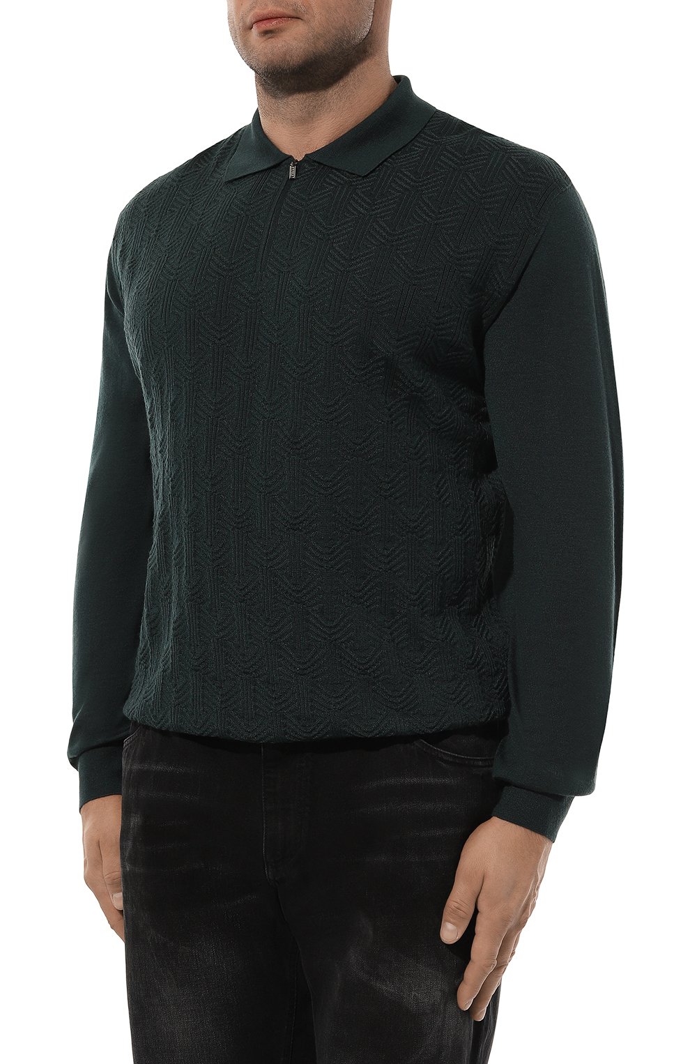 Поло из кашемира и шелка ZILLI, арт. KZP001M0330VSPK00/62, фото 3