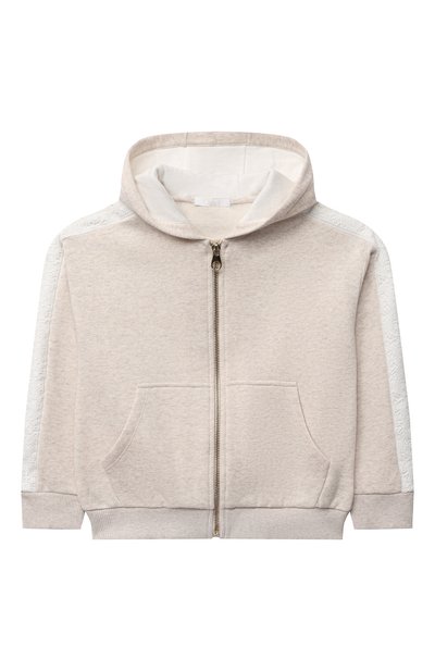 Хлопковая толстовка CHLOÉ светло-бежевого цвета по цене 33600 руб., арт. C15D23, фото 1 Хлопковая толстовка CHLOÉ, арт. C15D23, фото 1