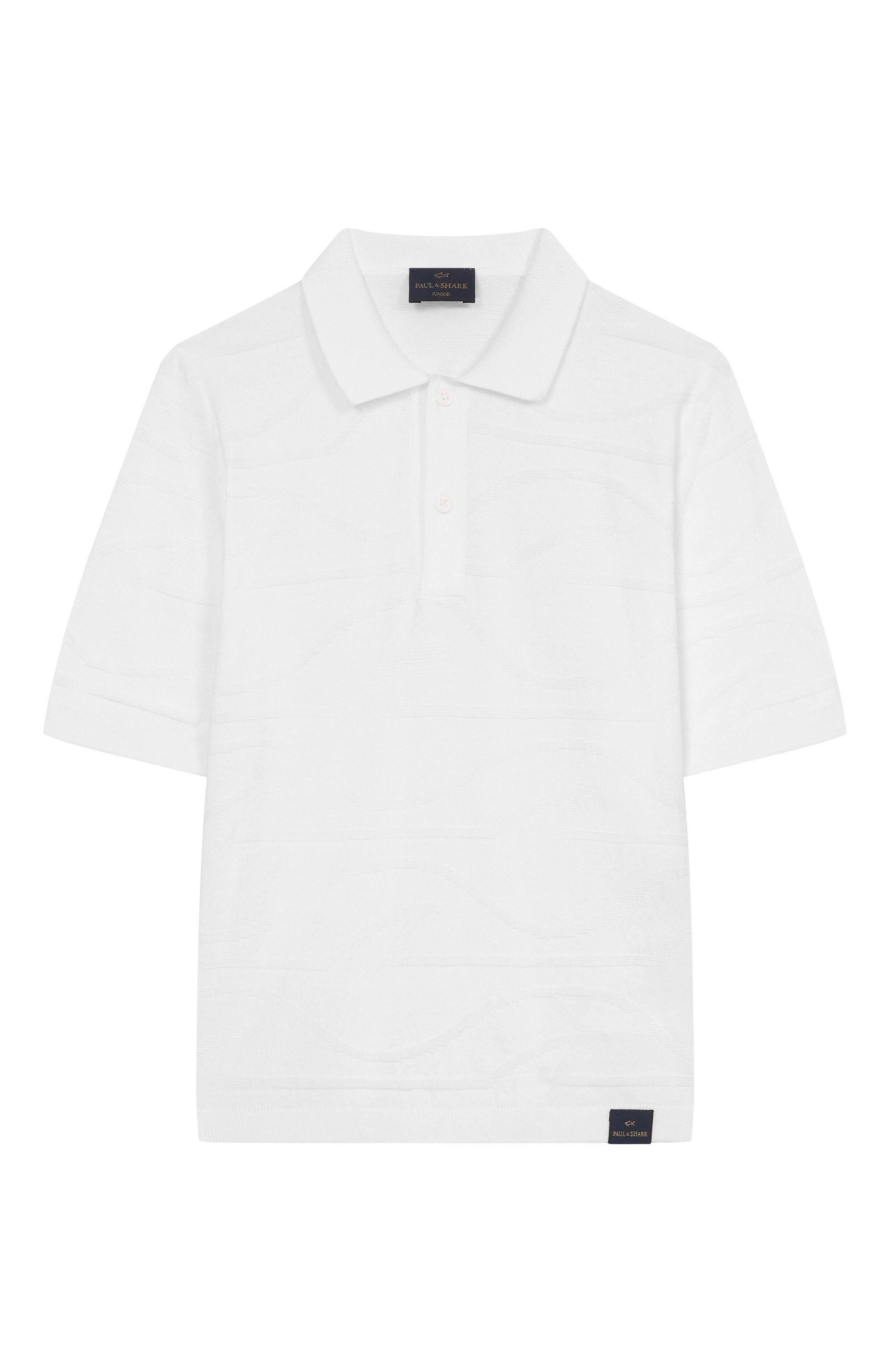 Хлопковое поло PAUL & SHARK JUNIOR, арт. WUW002/LHE85/6A-8A, фото 1
