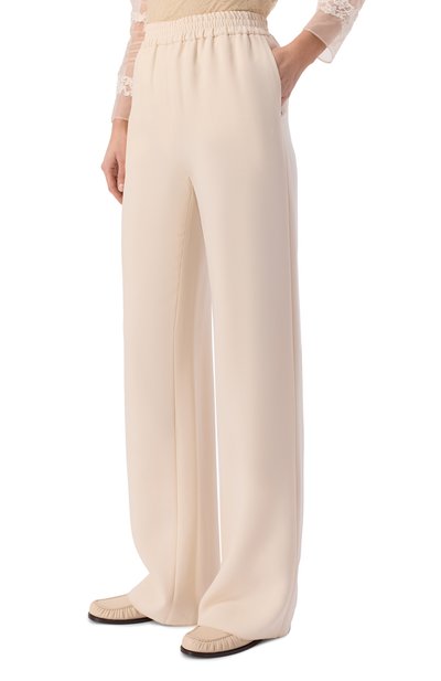 Шелковые брюки VALENTINO, арт. 8B3RB745/1MM, фото 3