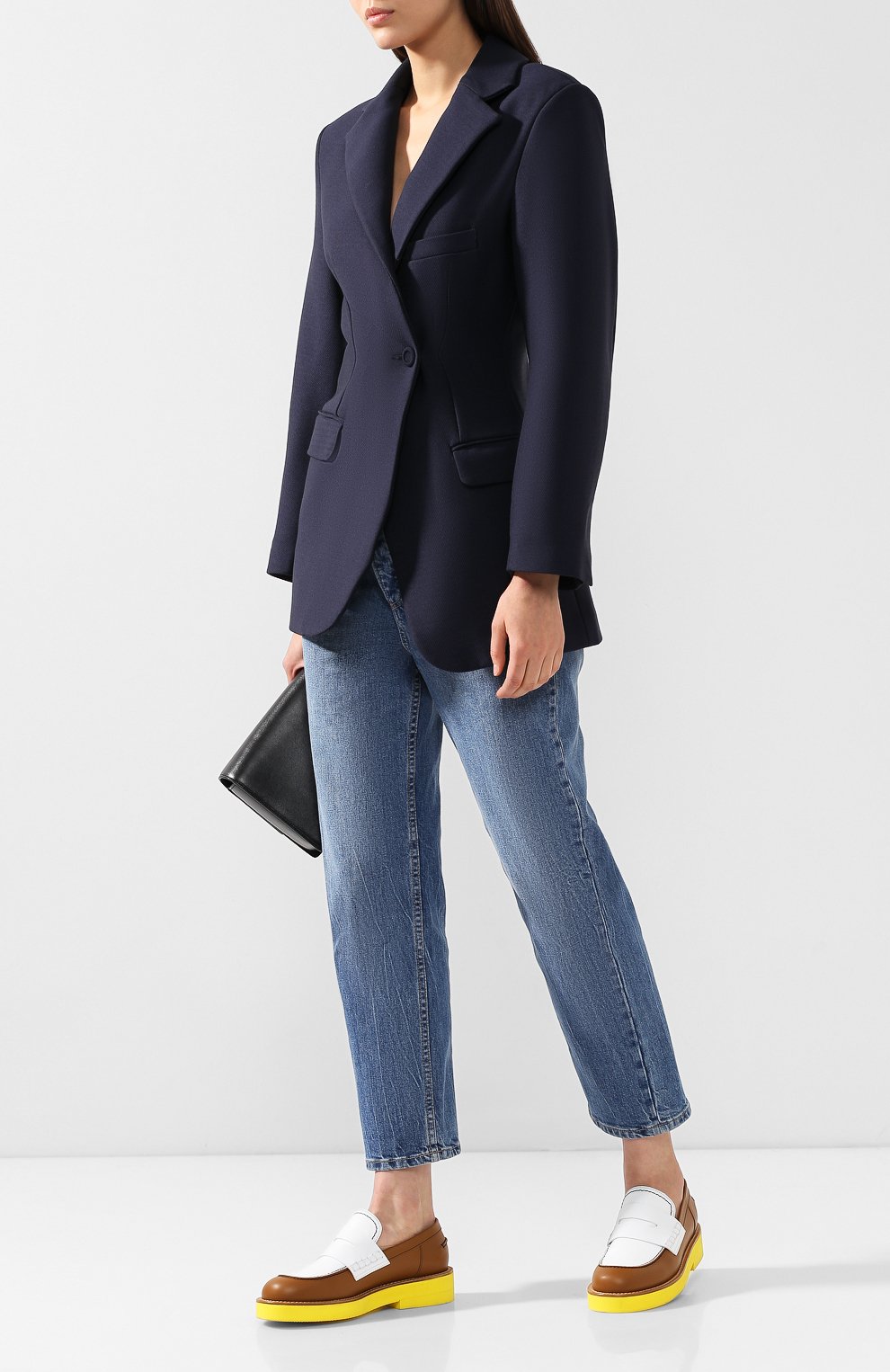 Кожаные пенни-лоферы MARNI желтого цвета по цене 63000 руб., арт. M0MS000702/LV817, фото 2 Кожаные пенни-лоферы MARNI, арт. M0MS000702/LV817, фото 2