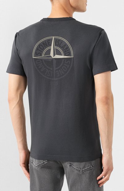 Хлопковая футболка STONE ISLAND, арт. 711523380, фото 4