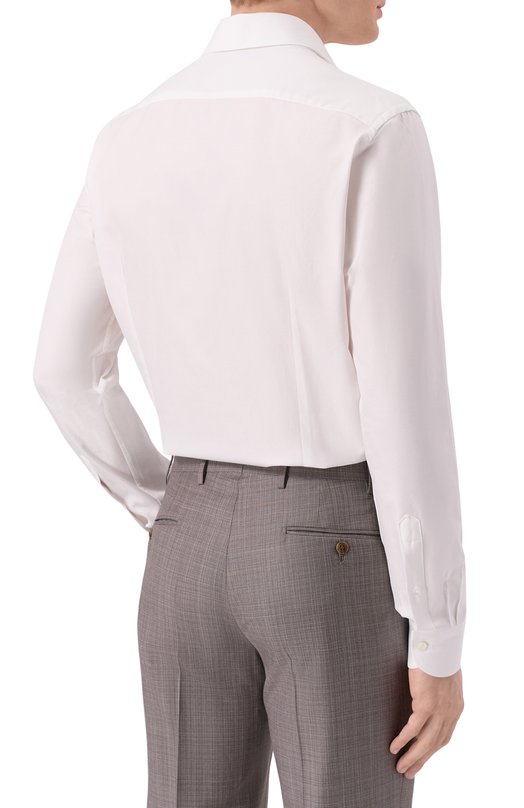 Хлопковая сорочка Canali CCLX098/GA03312 Белый  CCLX098/GA03312 Фото 4