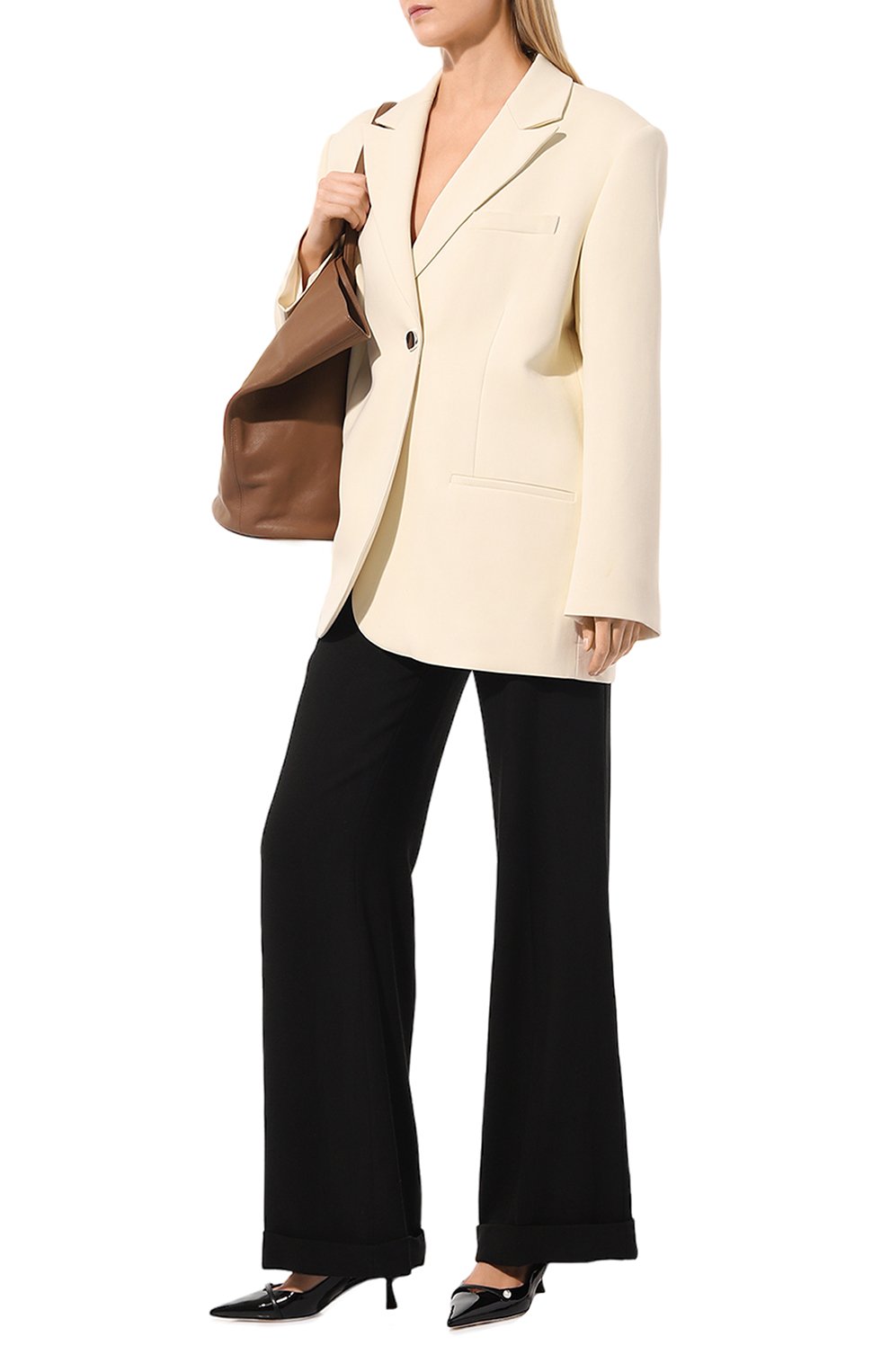 Кожаные туфли amita 45 JIMMY CHOO, арт. AMITA 45/PTZ, фото 2