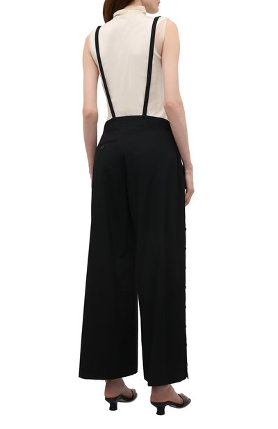 Шерстяные брюки YOHJI YAMAMOTO, арт. ND-P06-100, фото 4