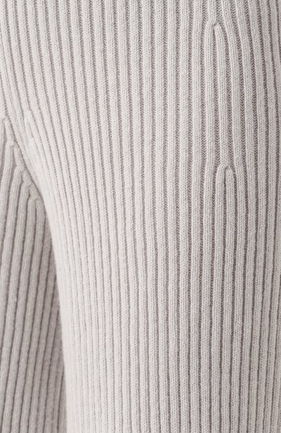 Шерстяные расклешенные брюки фактурной вязки MRZ, арт. FW17-0052, фото 5