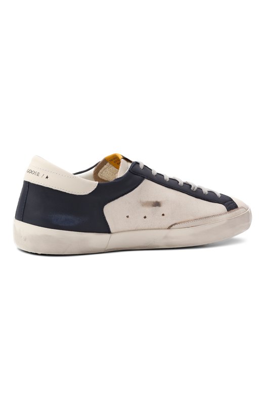 Кожаные кеды Super-Star Golden Goose Deluxe Brand GMF00103.F006902 Белый  GMF00103.F006902 Фото 5