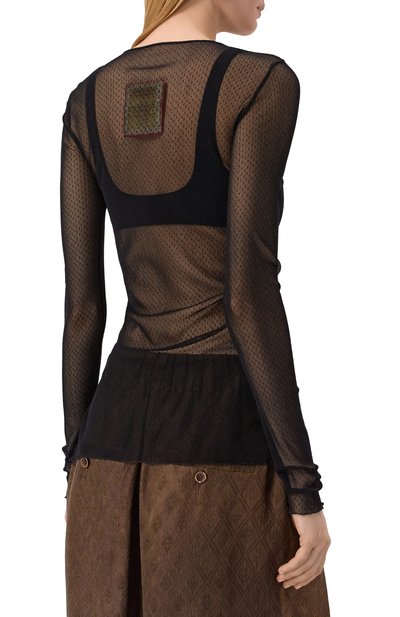 Топ UMA WANG черного цвета по цене 28800 руб., арт. UW1036, фото 4 Топ UMA WANG, арт. UW1036, фото 4