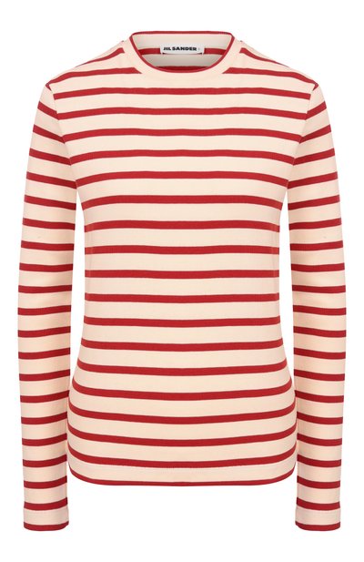 Женская хлопковый лонгслив JIL SANDER, арт. J40NH0003/J46497
