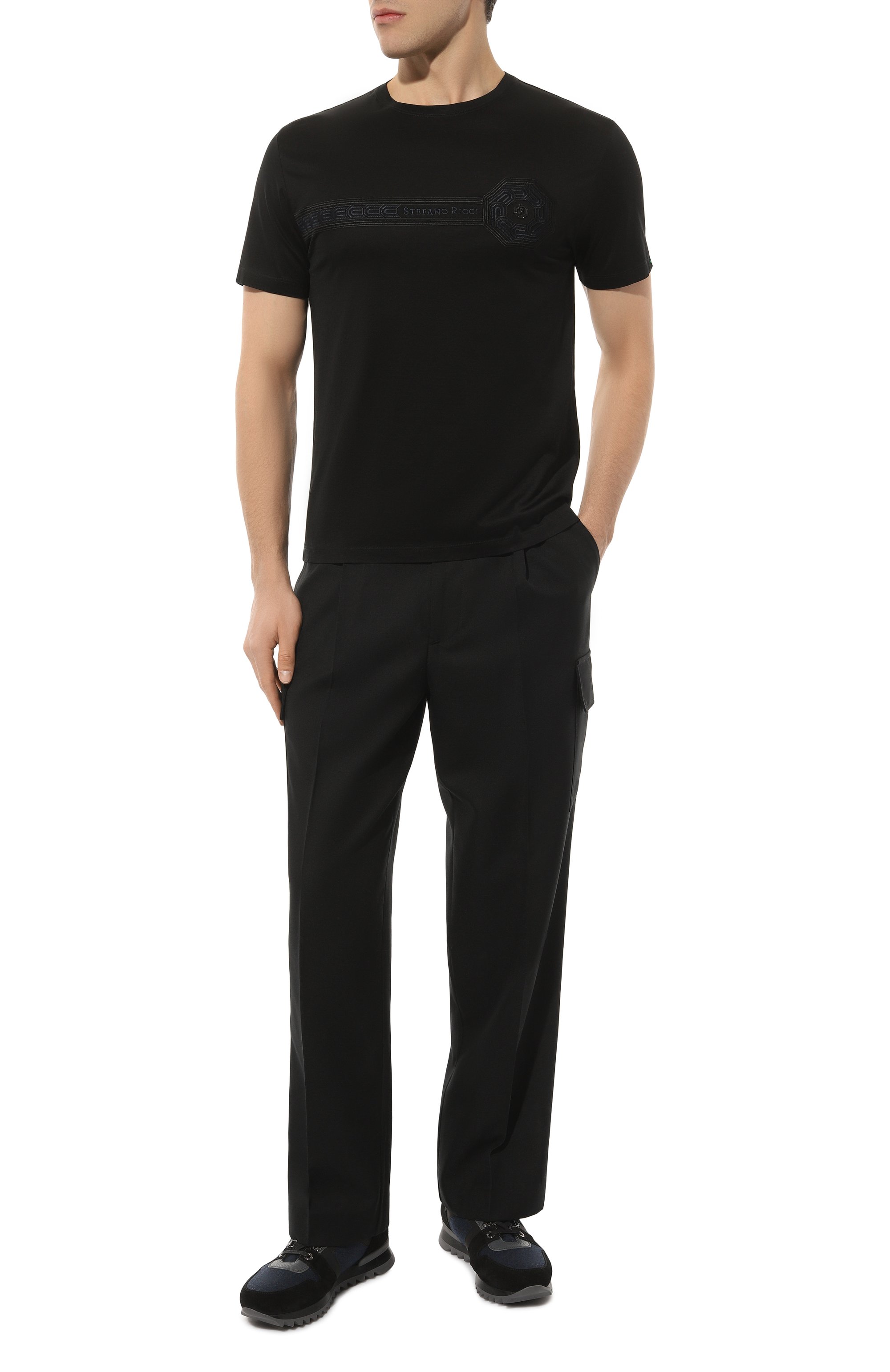 Хлопковая футболка STEFANO RICCI, арт. MNH4102990/TE0001, фото 2