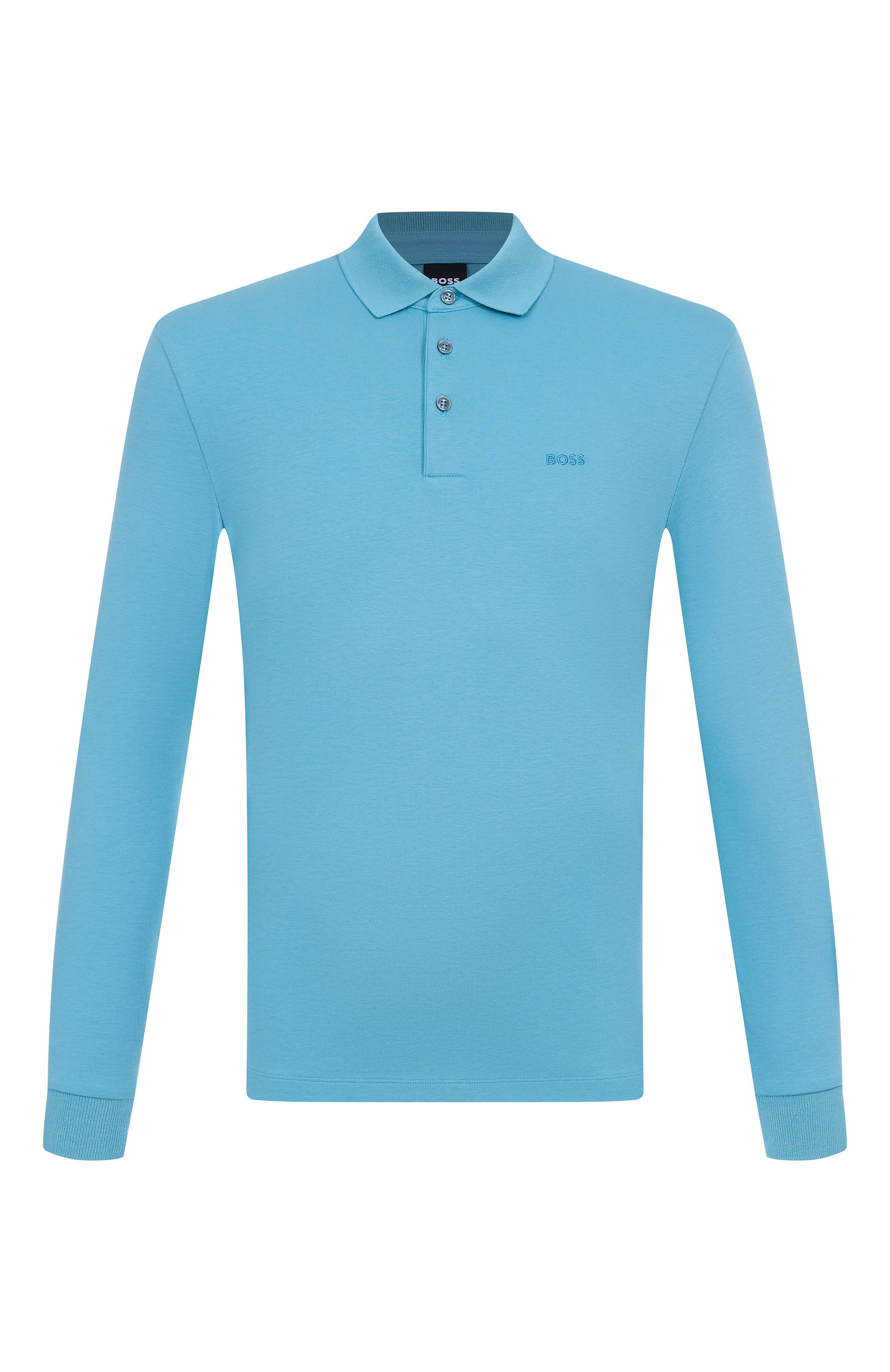 Хлопковое поло BOSS, арт. 50468392, фото 1