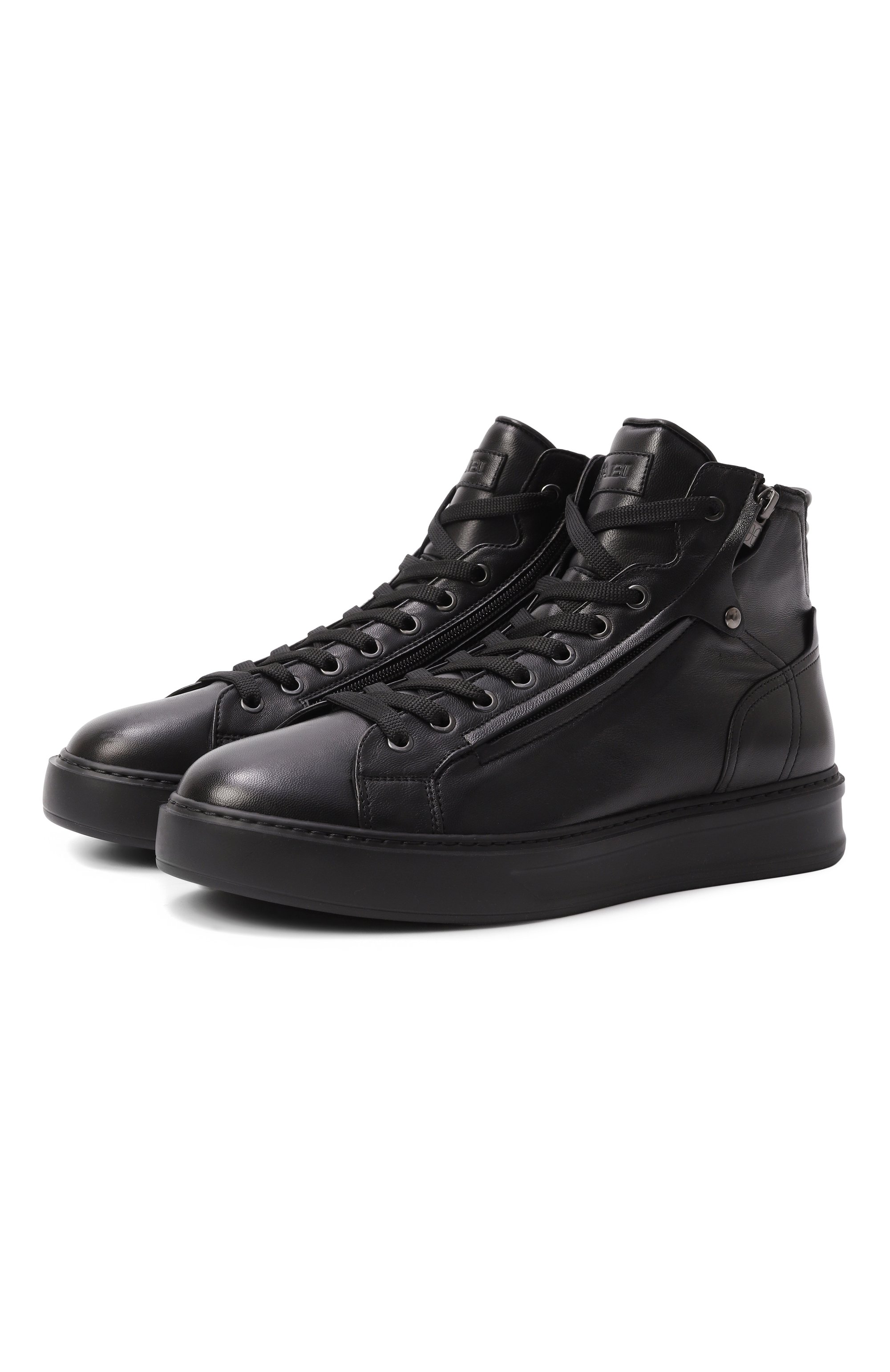 Кожаные кеды rainier FABI, арт. FU0364/NAPPA BAR0N, фото 1