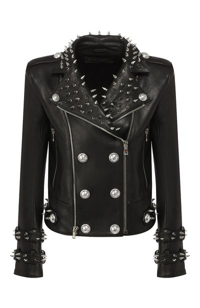 Женская кожаная куртка BALMAIN, арт. SF08360/L069