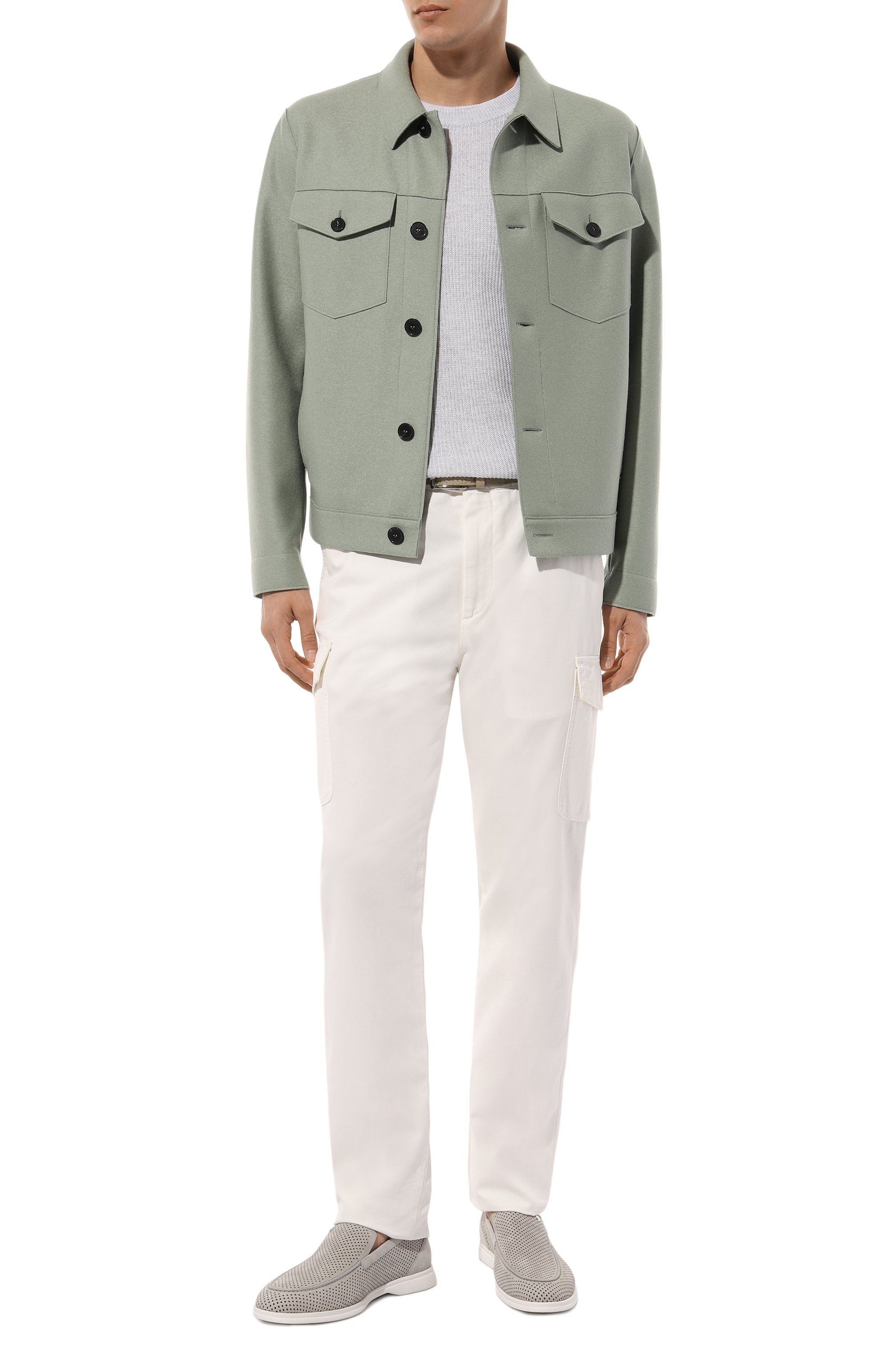 Замшевые лоферы ZILLI, арт. H0090AM1003VRUL01, фото 2