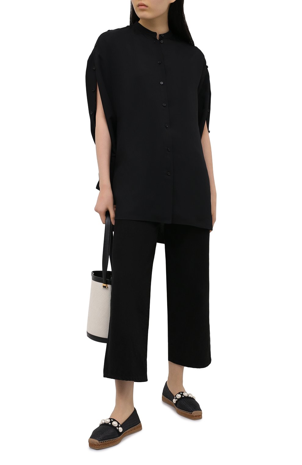 Комбинированные эспадрильи dru JIMMY CHOO, арт. DRU FLAT/ABG, фото 2