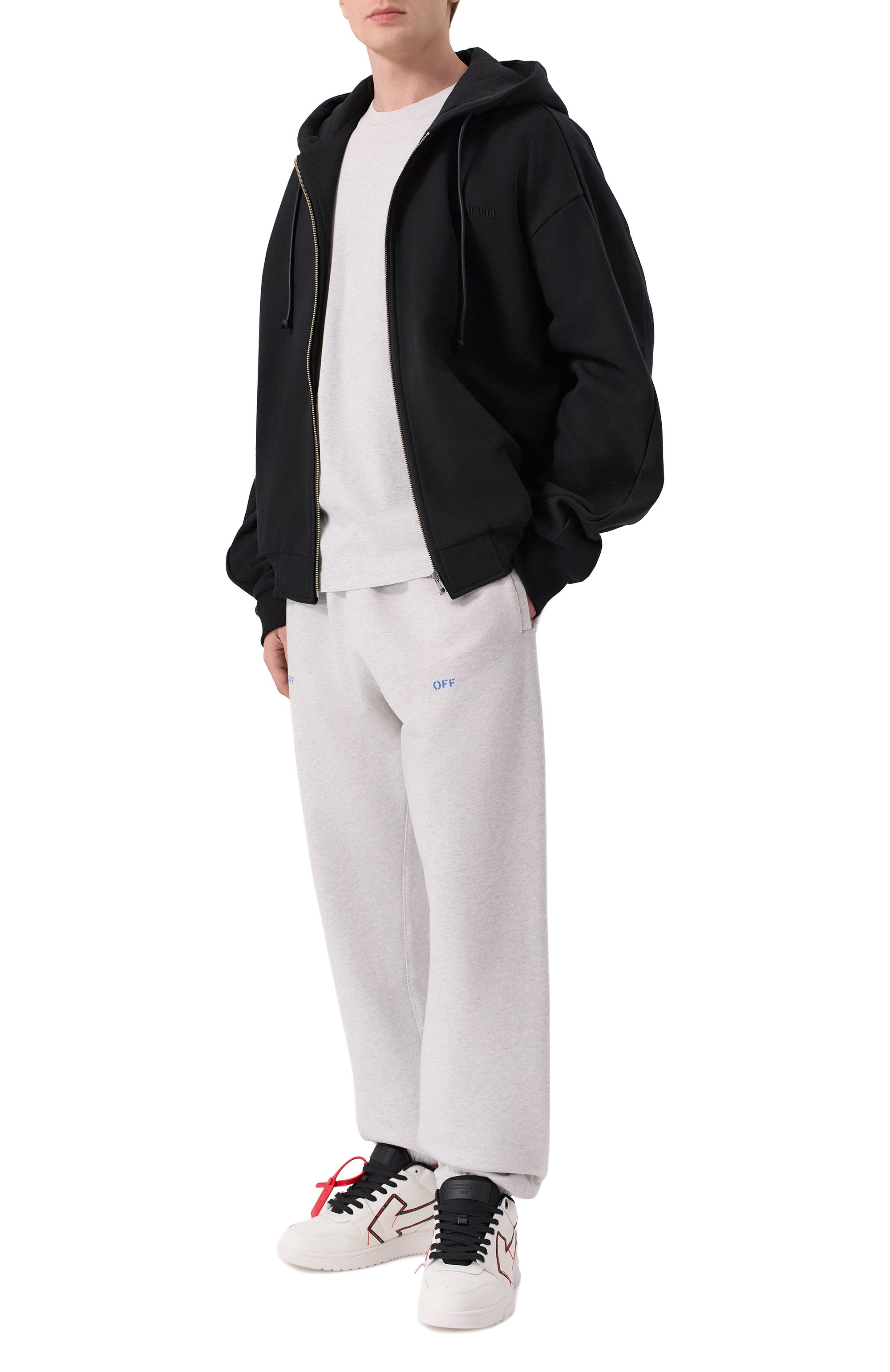 Хлопковая футболка OFF-WHITE, арт. 0MAA120F25JER00M, фото 2