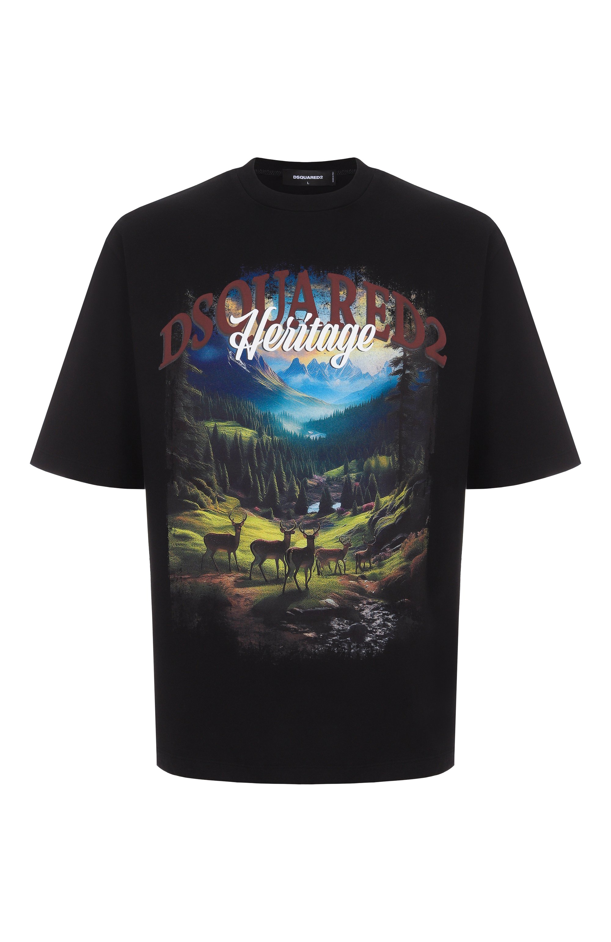 Хлопковая футболка DSQUARED2, арт. S74GD1467/S24583, фото 1
